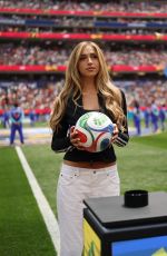 TATE MCRAE at 2026 FIFA World Cup Spain vs Belgium Quarter Final Match in Los Angeles 07/10/2026