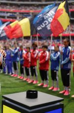 TATE MCRAE at 2026 FIFA World Cup Spain vs Belgium Quarter Final Match in Los Angeles 07/10/2026