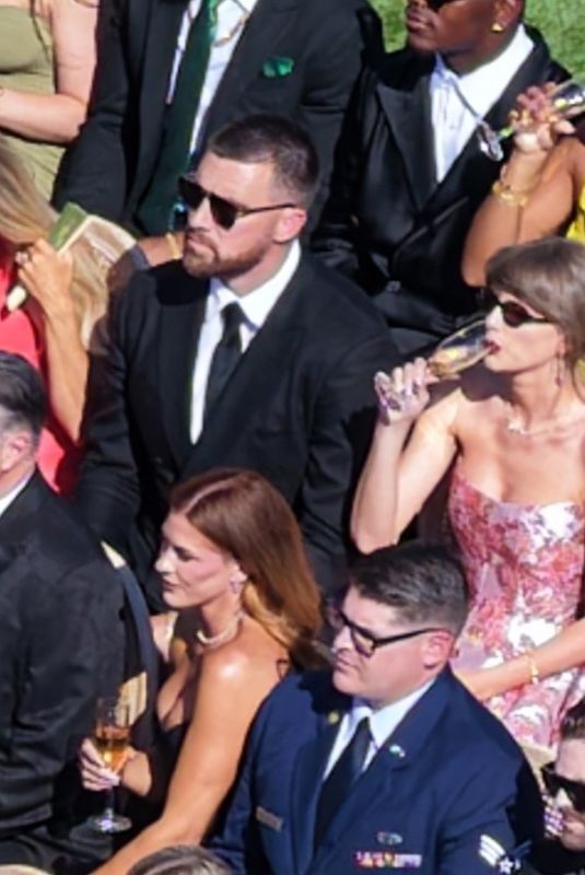 TAYLOR SWIFT and Travis Kelce at Wedding of Juju Smith-Schuster in Dana Point 07/10/2026