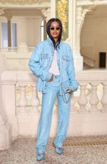 TEYANA TAYLOR at Chanel Haute Couture Fall/Winter 2026/2027 Show at Paris Fashion Week 07/07/2026