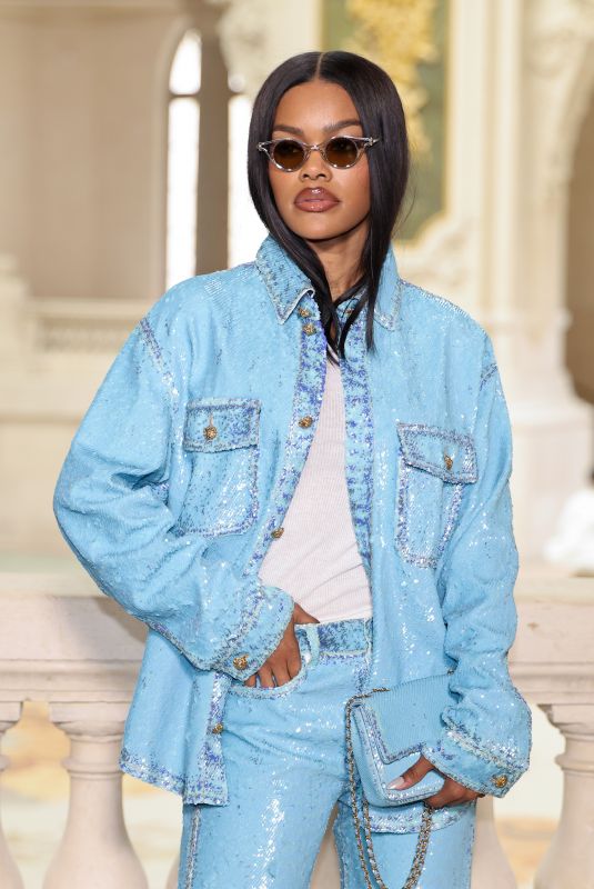 TEYANA TAYLOR at Chanel Haute Couture Fall/Winter 2026/2027 Show at Paris Fashion Week 07/07/2026