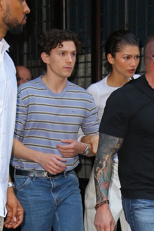 ZENDAYA and Tom Holland Out for Dinner in New York City 07/17/2026