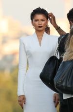 ZENDAYA Arrives at Trocadero in Paris for Event Celebrating The Odyssey in Paris 07/07/2026