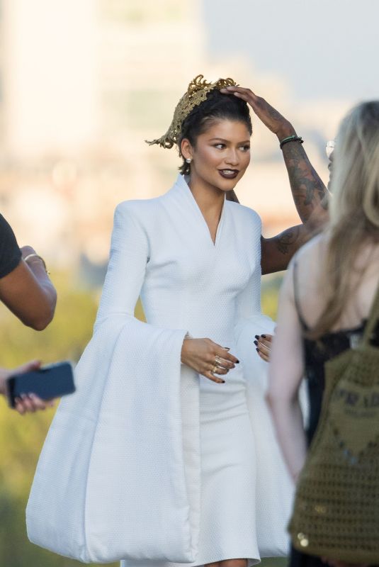 ZENDAYA at The Odyssey Photocall at Trocadero Square in Paris 07/07/2026