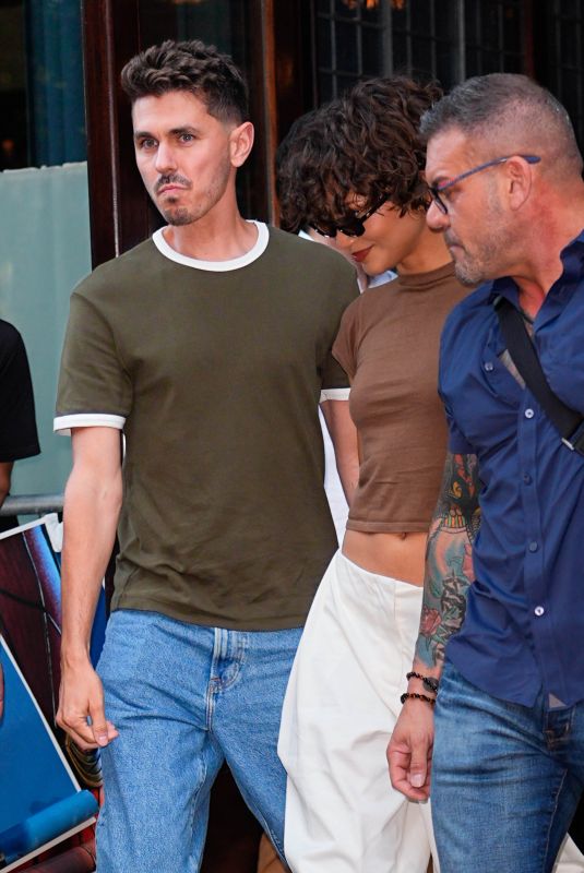 ZENDAYA Leaves Greenwich Hotel for Ariana Grande Concert in New York City 07/13/2026